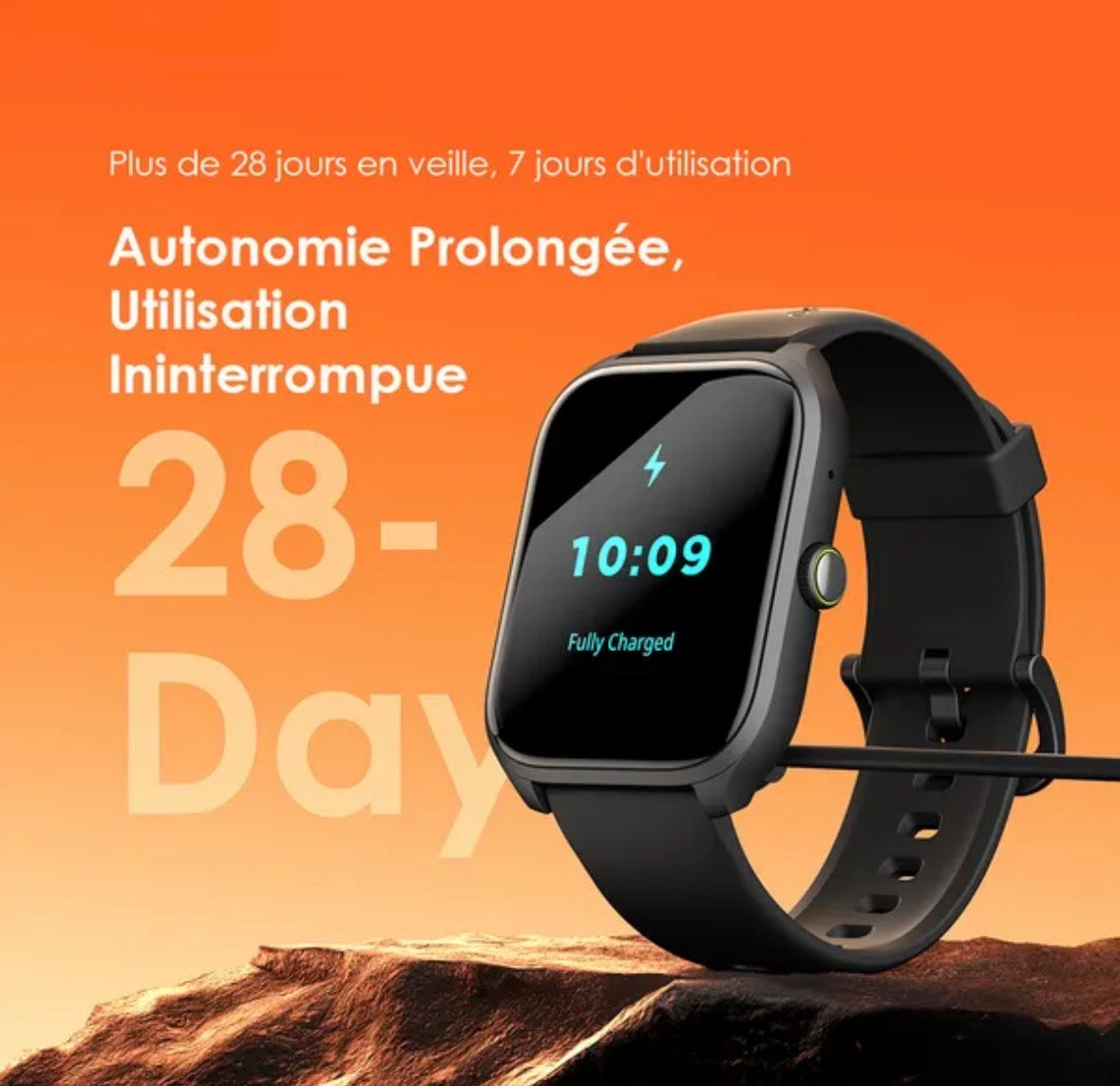 oraimo Watch 5 Lite Montre intelligente IP68 HD 2,01 pouces