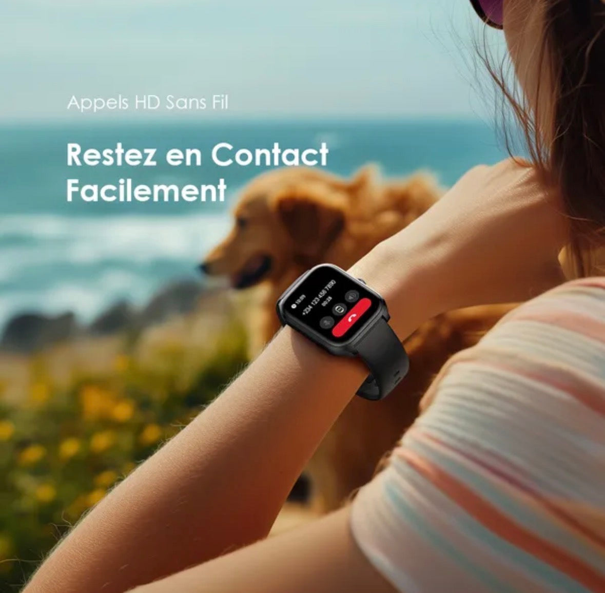 oraimo Watch 5 Lite Montre intelligente IP68 HD 2,01 pouces